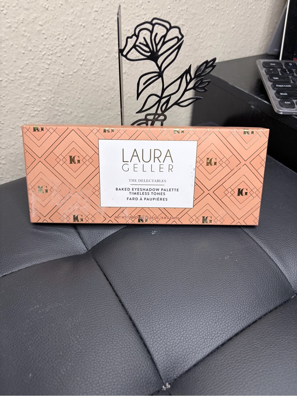 Laura Geller Peach Patterned Baked Eyeshadow Palette